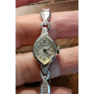 Vintage Wittnauer Mechanical Ladies Watch 10Kgp Swiss Not Working